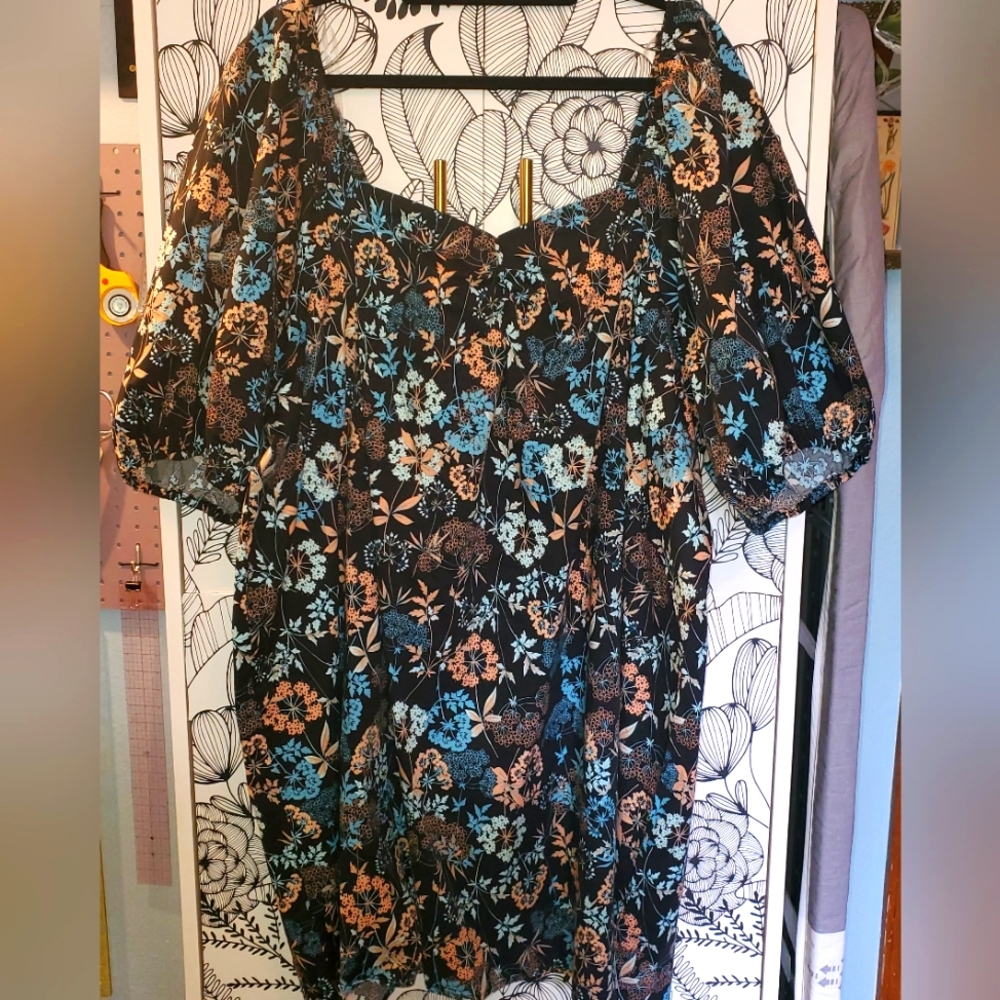 A.N.A FLORAL DRESS (NWT)